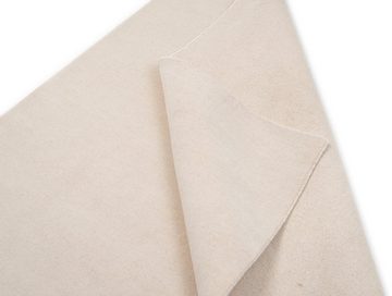 Wollteppich List, Sansibar, rechteckig, Höhe: 13 mm, Kurzflor, Handweb Teppich, Uni-Farben, reine Wolle, handgewebt