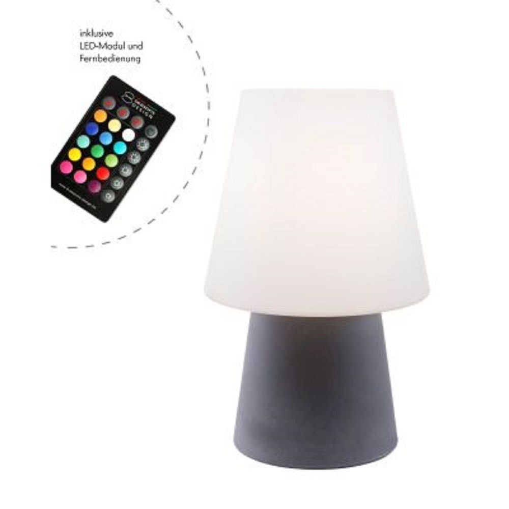 8 seasons design LED Dekolicht Shining No.1 Grey 60cm LED, indoor und outdoor