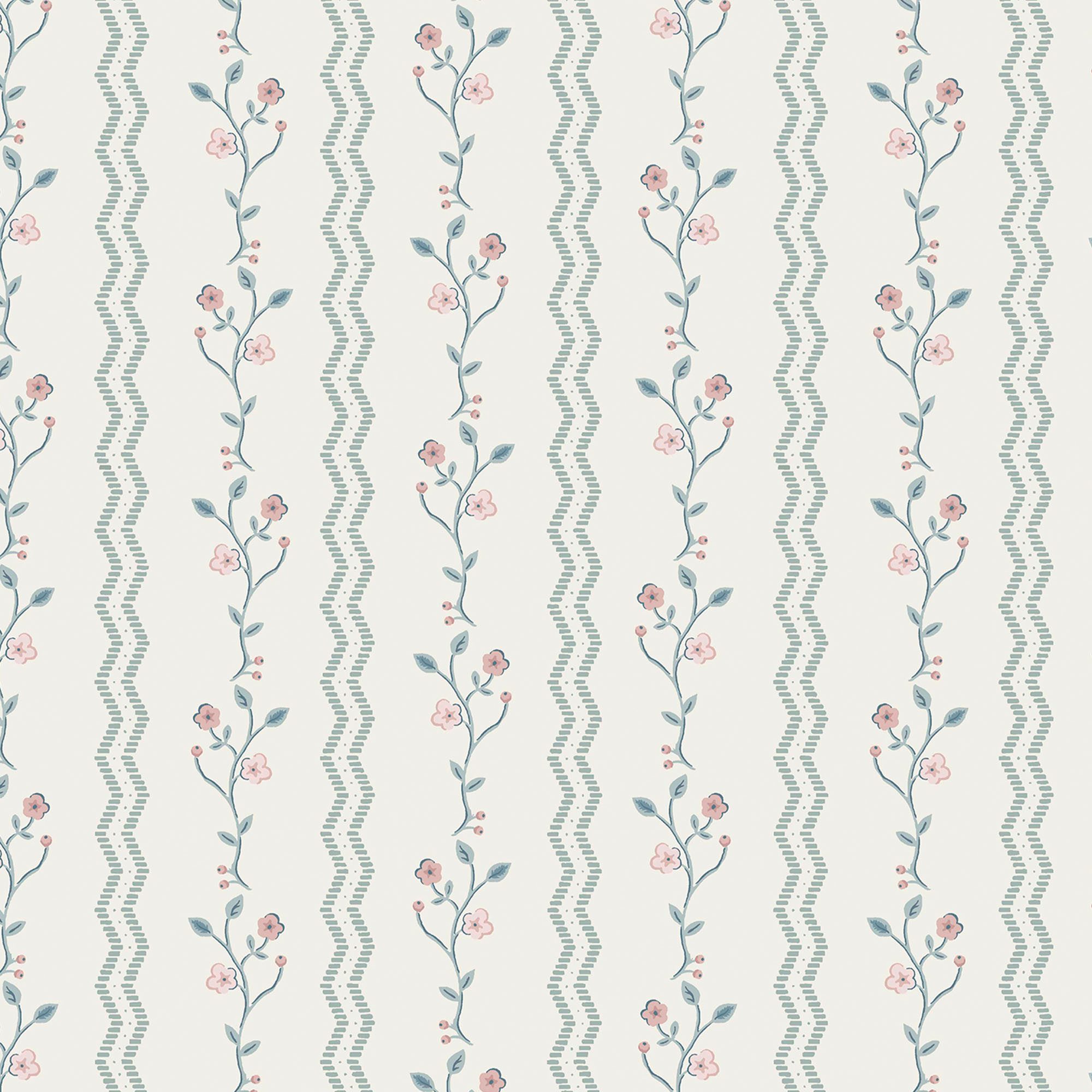 LAURA ASHLEY Vliestapete Blencow Streifen, glatt, gestreift, (1 St), 10mx52cm (ca. 5m2)