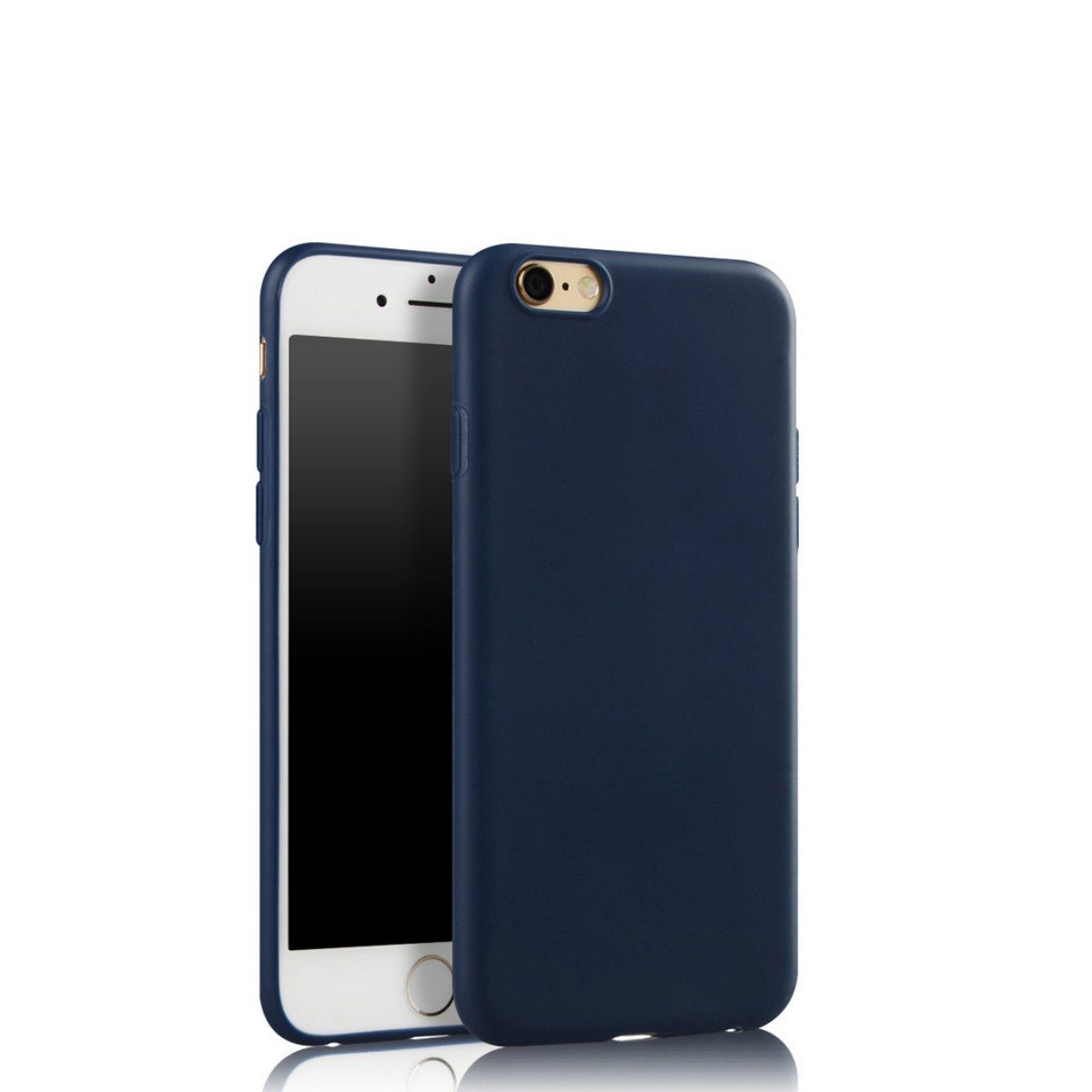 CoverKingz Handyhülle Hülle für Apple iPhone 8 / 7 Handy Case Silikon Cover Tasche Bumper 14,73 cm (5,8 Zoll), Schutzhülle Handyhülle Silikoncover Softcase farbig