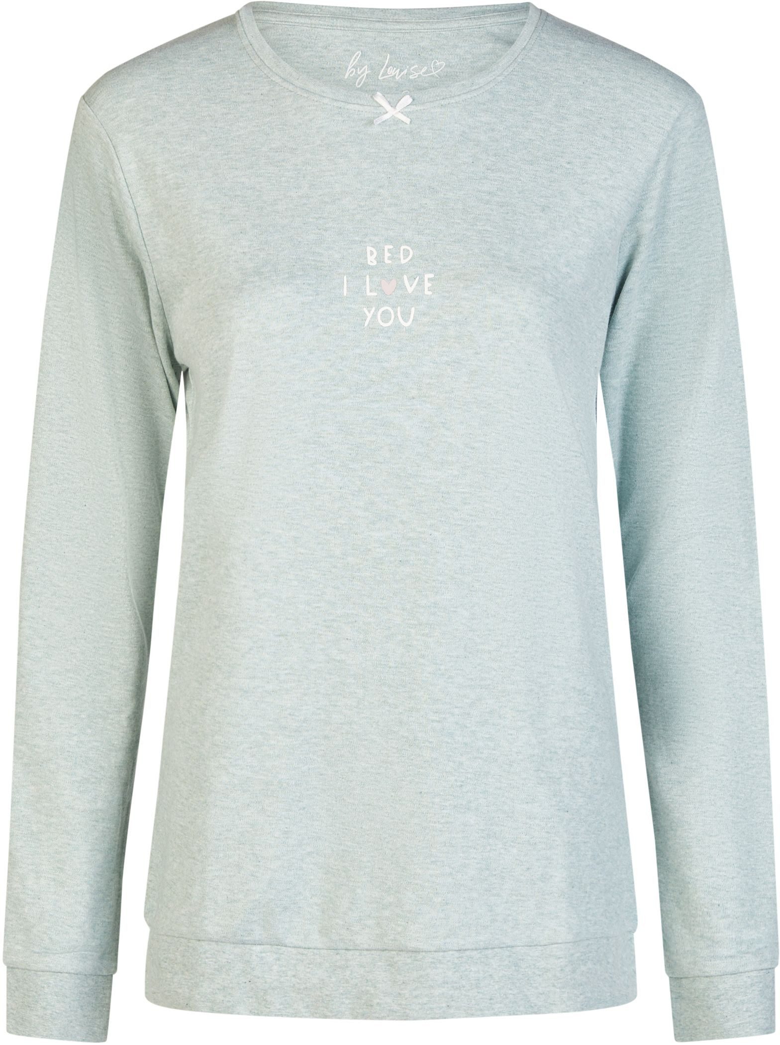 By Louise Schlafanzug by Louise Damen Pyjama mit Kuschelsocken Nachtwäsche günstig online kaufen