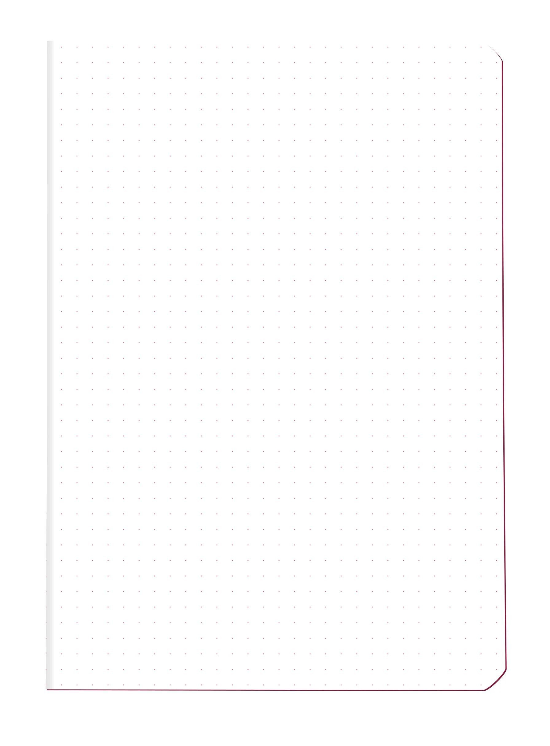 Rhodia Einsteck-Fotoalbum 10x Rhodia A5 Pflaume Dot 80 Bl 119011C, Heft (geheftet)