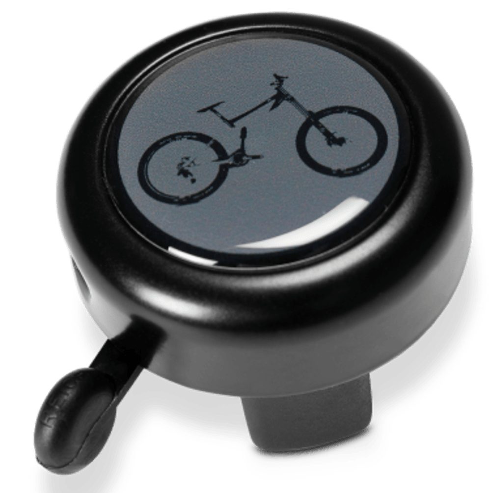 Cube RFR Fahrradklingel CUBE Fahrradklingel Bell Buddys "BIKE". Ø 55mm