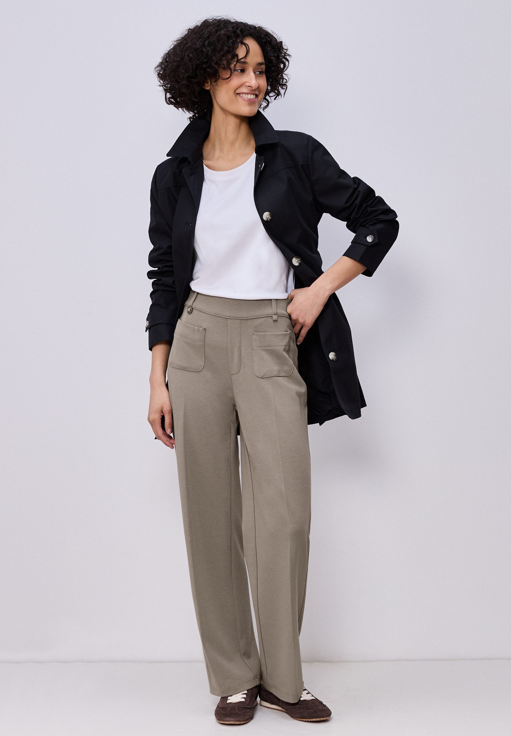 STREET ONE Stoffhose High Waist – Bild 4 von 5