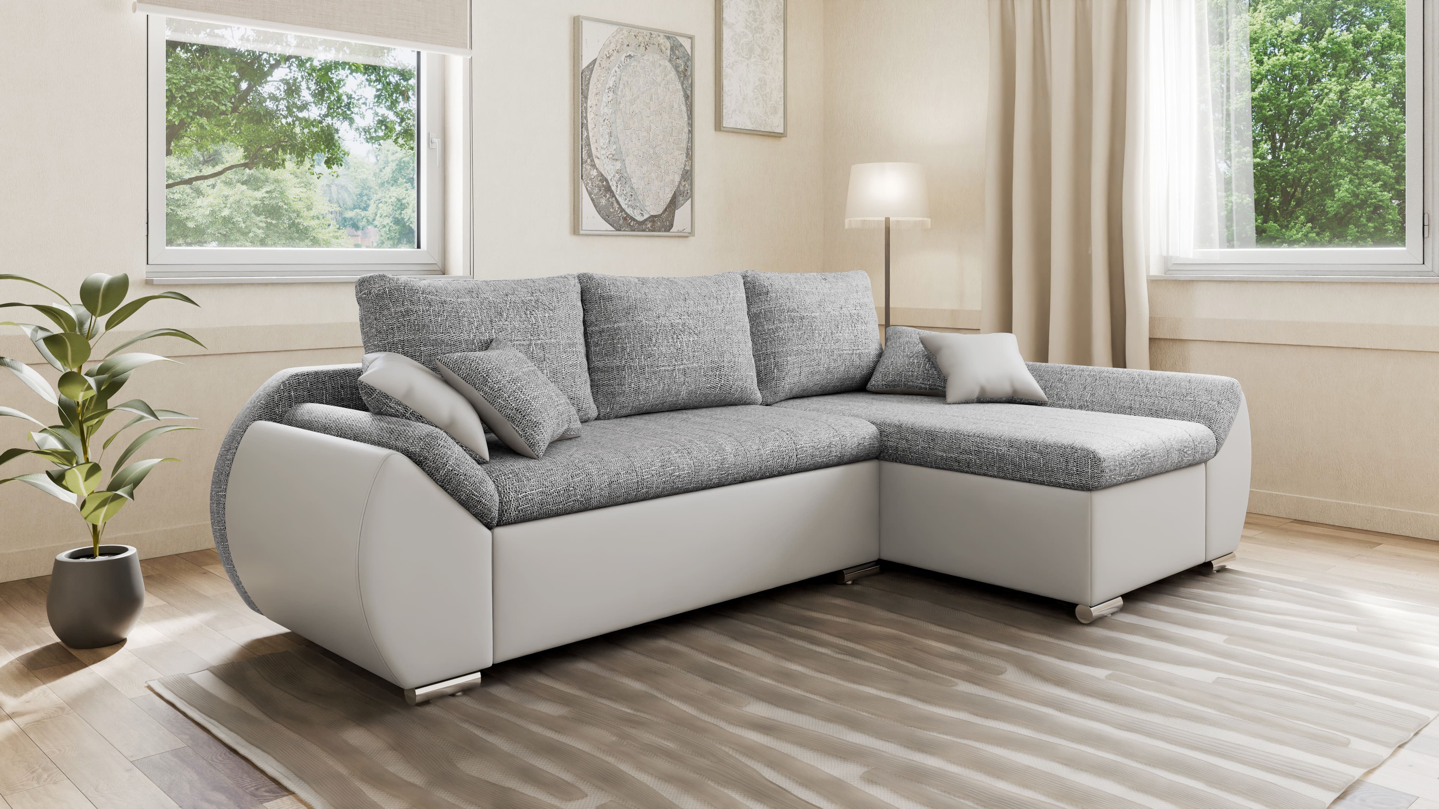 MOEBLO Ecksofa ALEX, L-Form ohne Hocker, günstig online kaufen