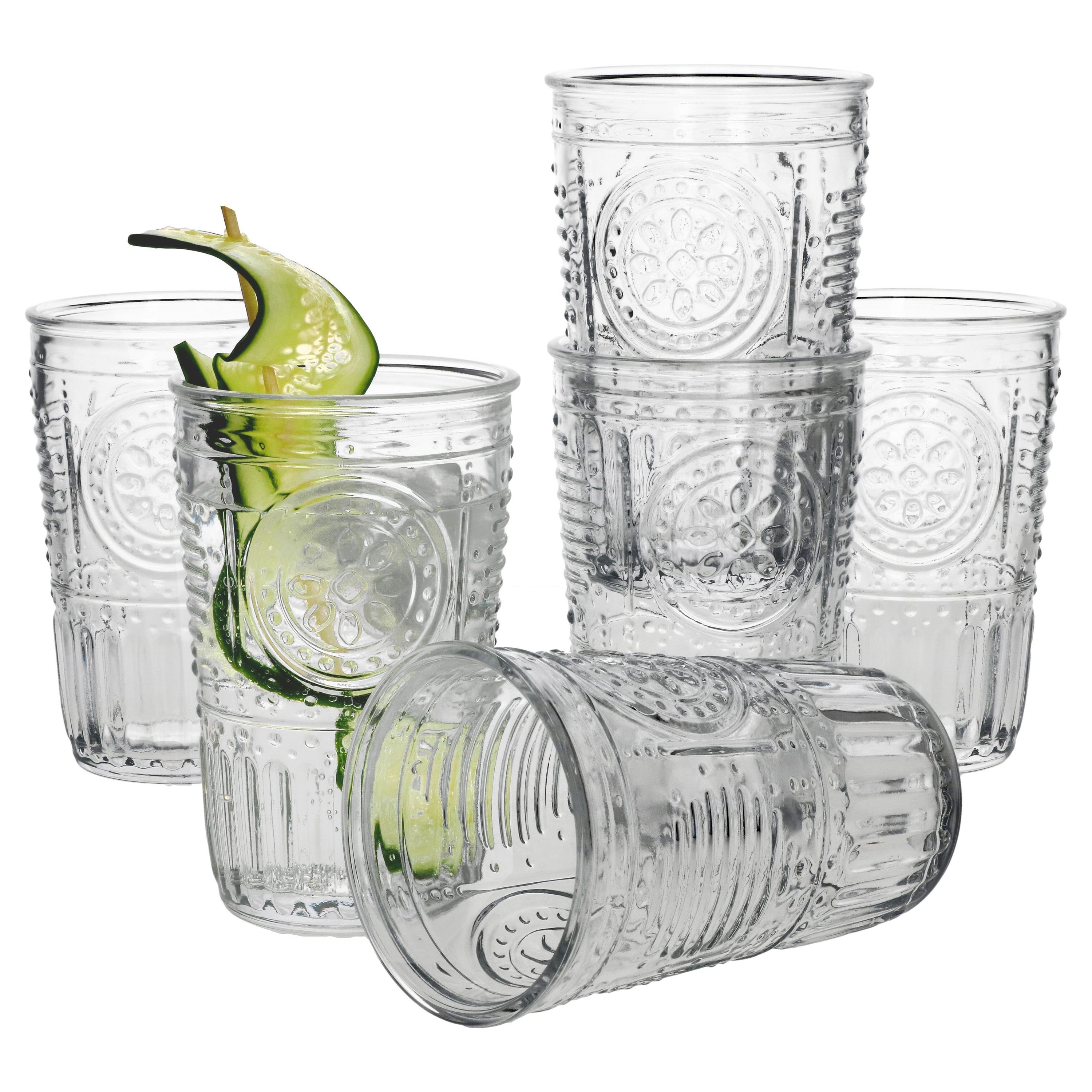 Bormioli Rocco Glas 6er Set Romantic Longdrink-Glas klar 340ml, Glas