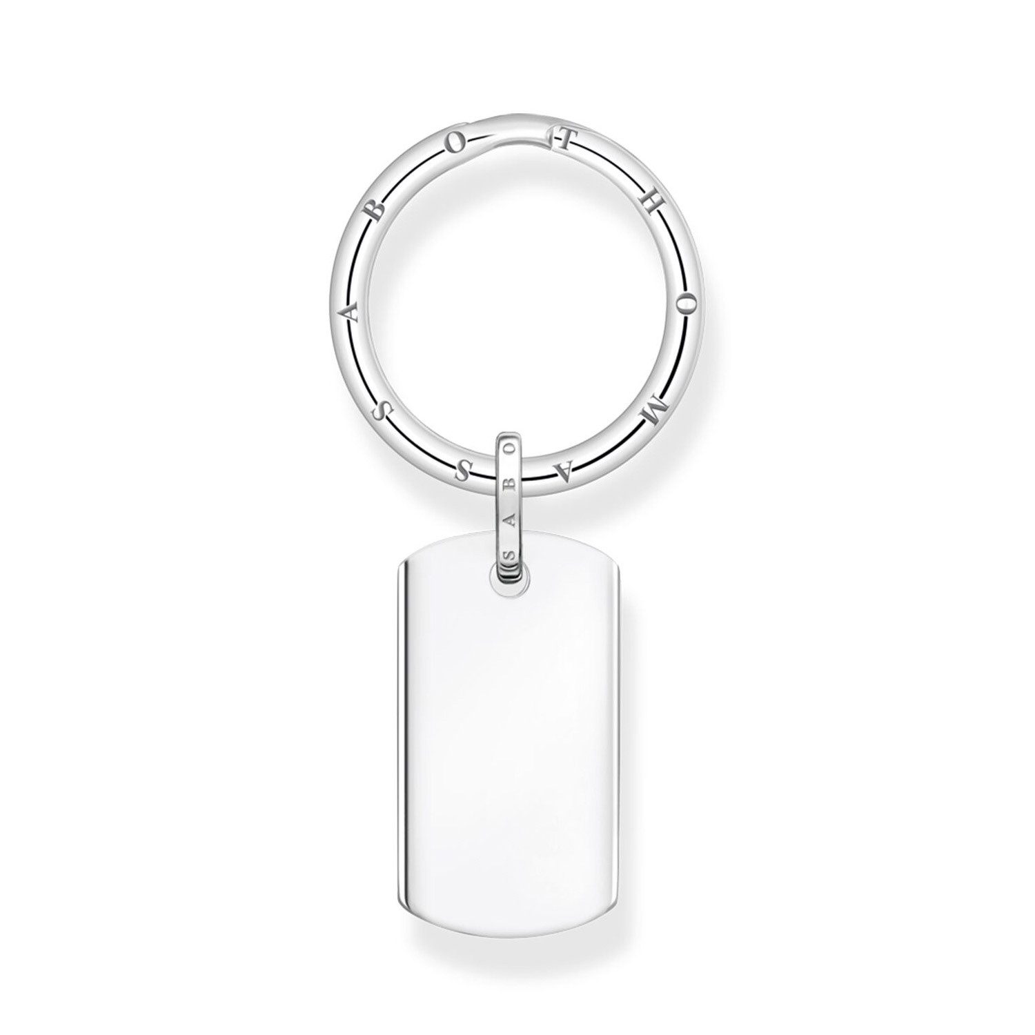 THOMAS SABO Брелки Schlüsselring Dog Tag Silber