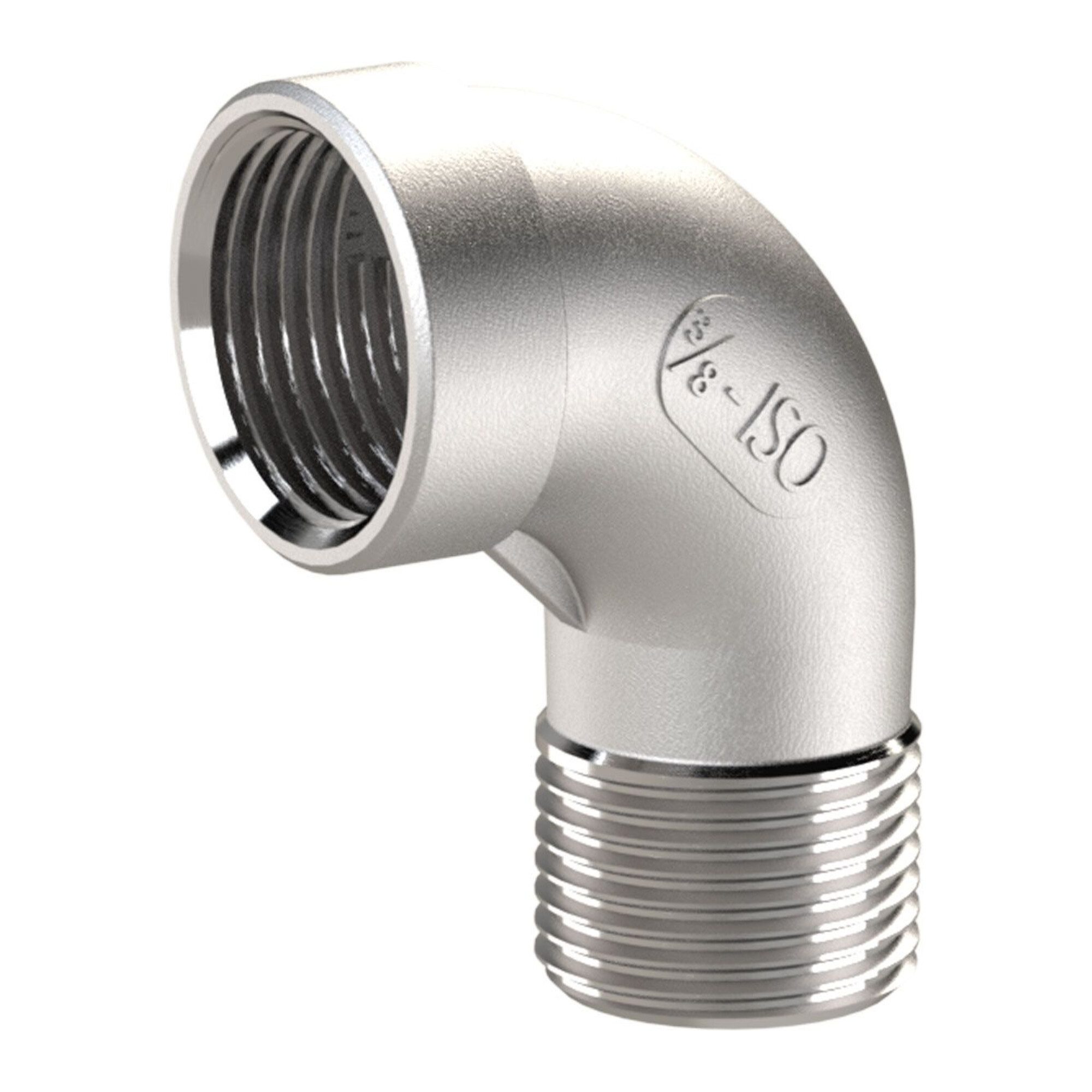 RIEGLER Anschlussstück Riegler Winkelstück 90°, IG/AG Rp 1/2, R 1/2, ES 1.4408