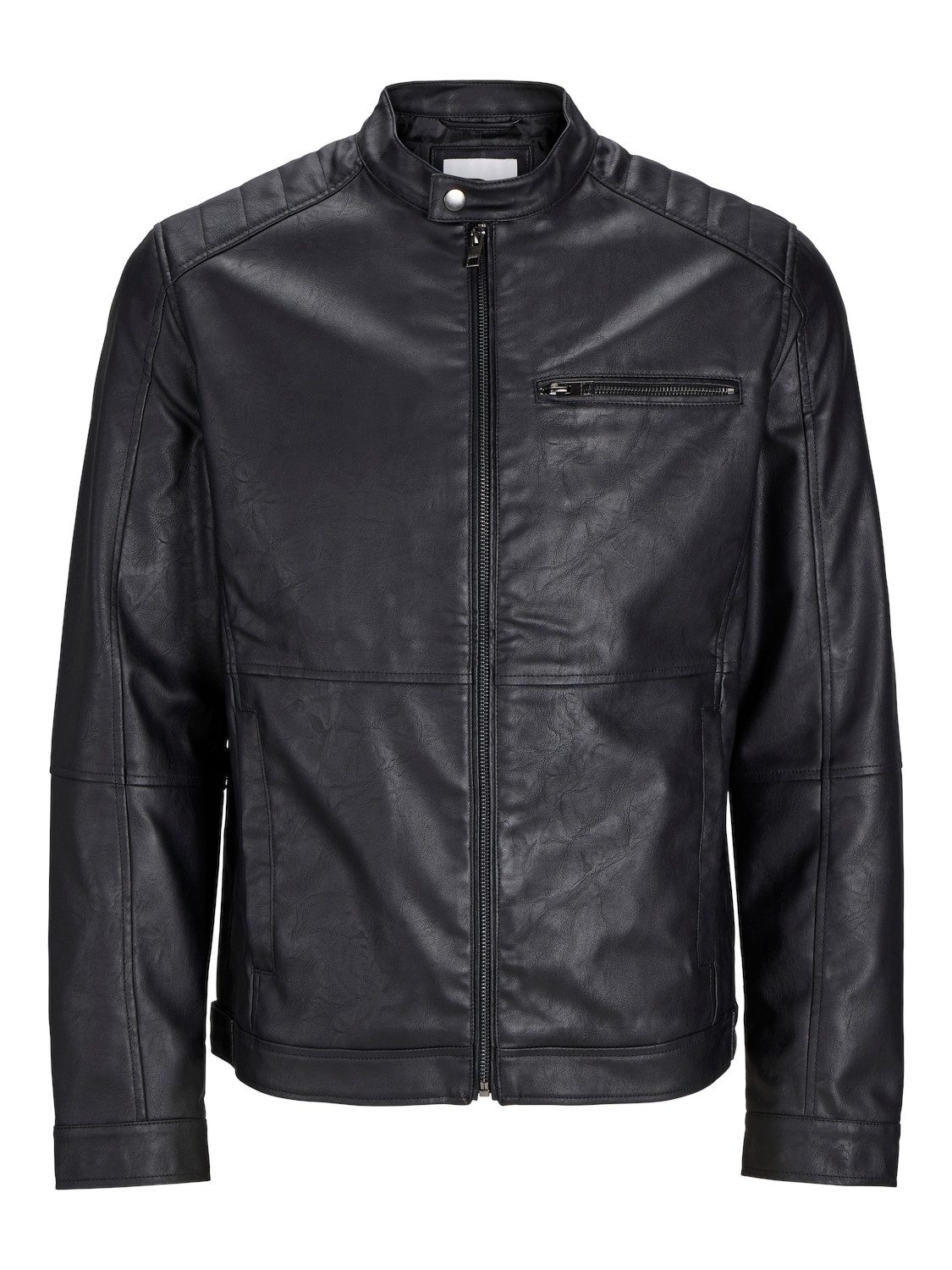 Jack & Jones Lederimitatjacke JJEDYLAN PU BIKER JACKET NOOS