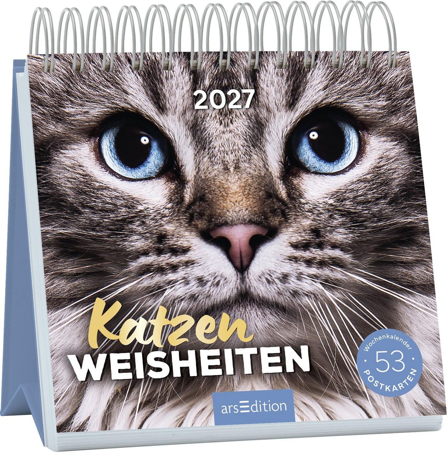 Tischkalender Postkartenkalender Katzenweisheiten 2027