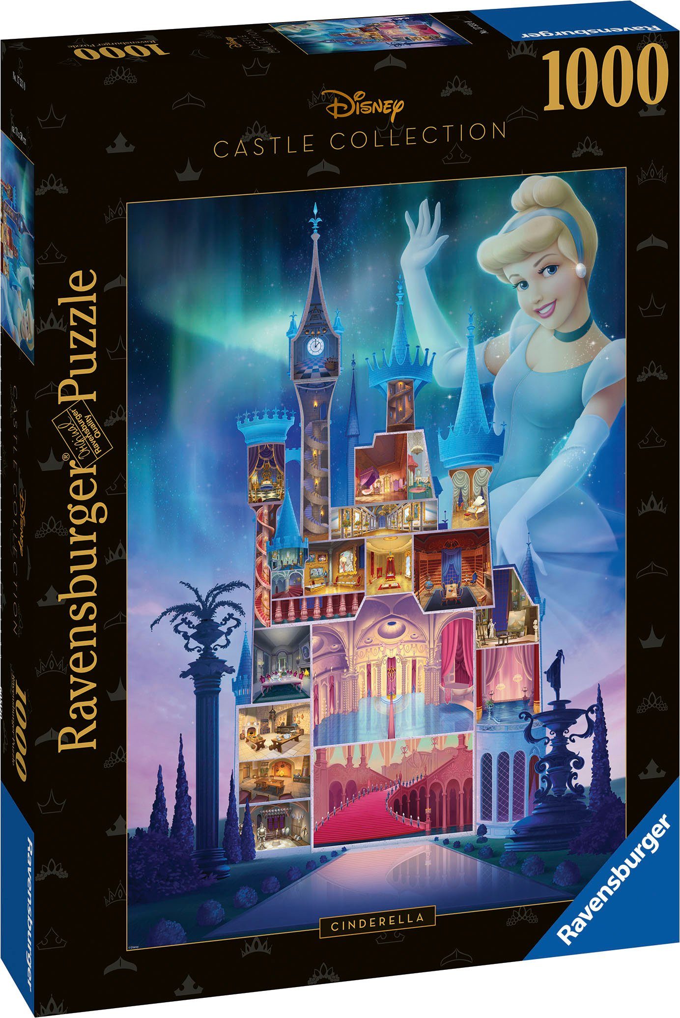 1000 Castle Puzzleteile, Disney Germany Ravensburger Made Cinderella, Collection, Puzzle in