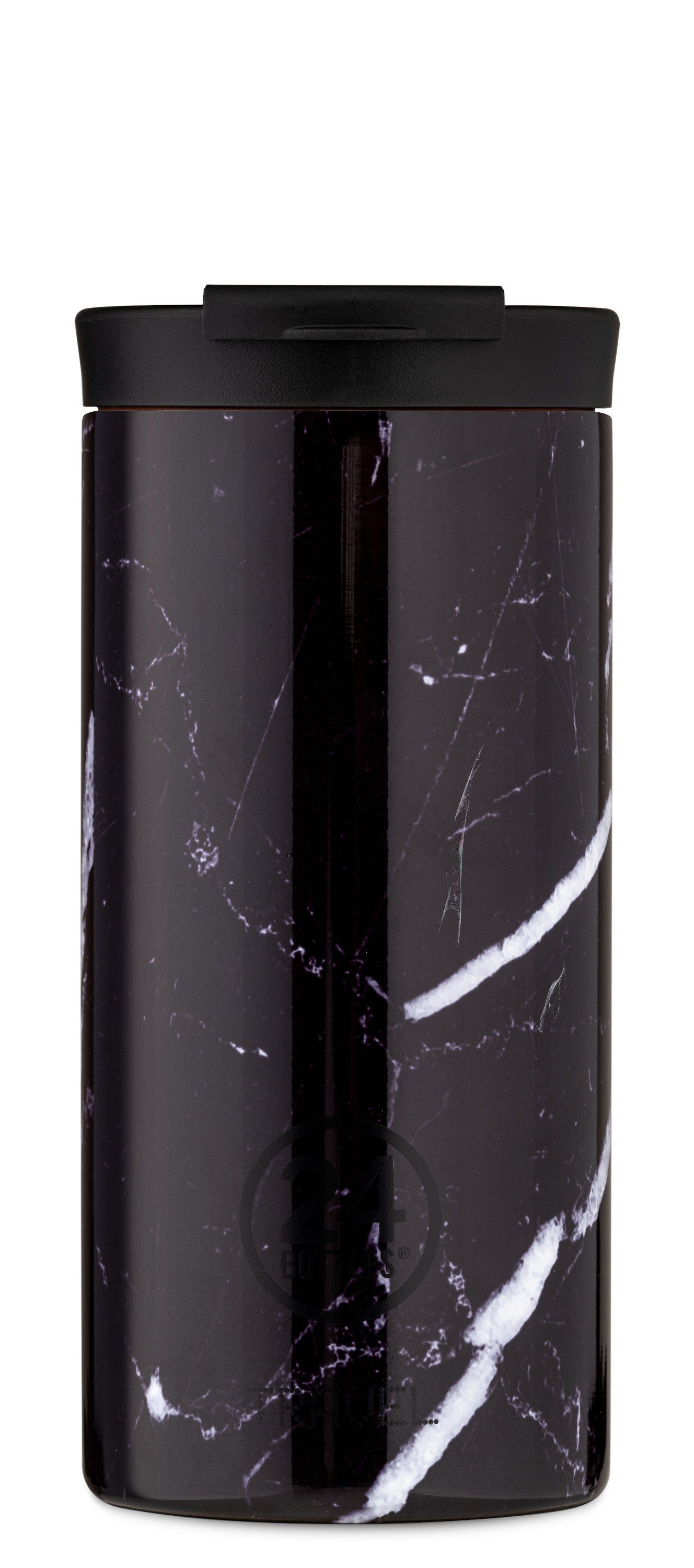 24 Bottles Becher Travel Tumbler GRAND 600, Edelstahl Black Marble