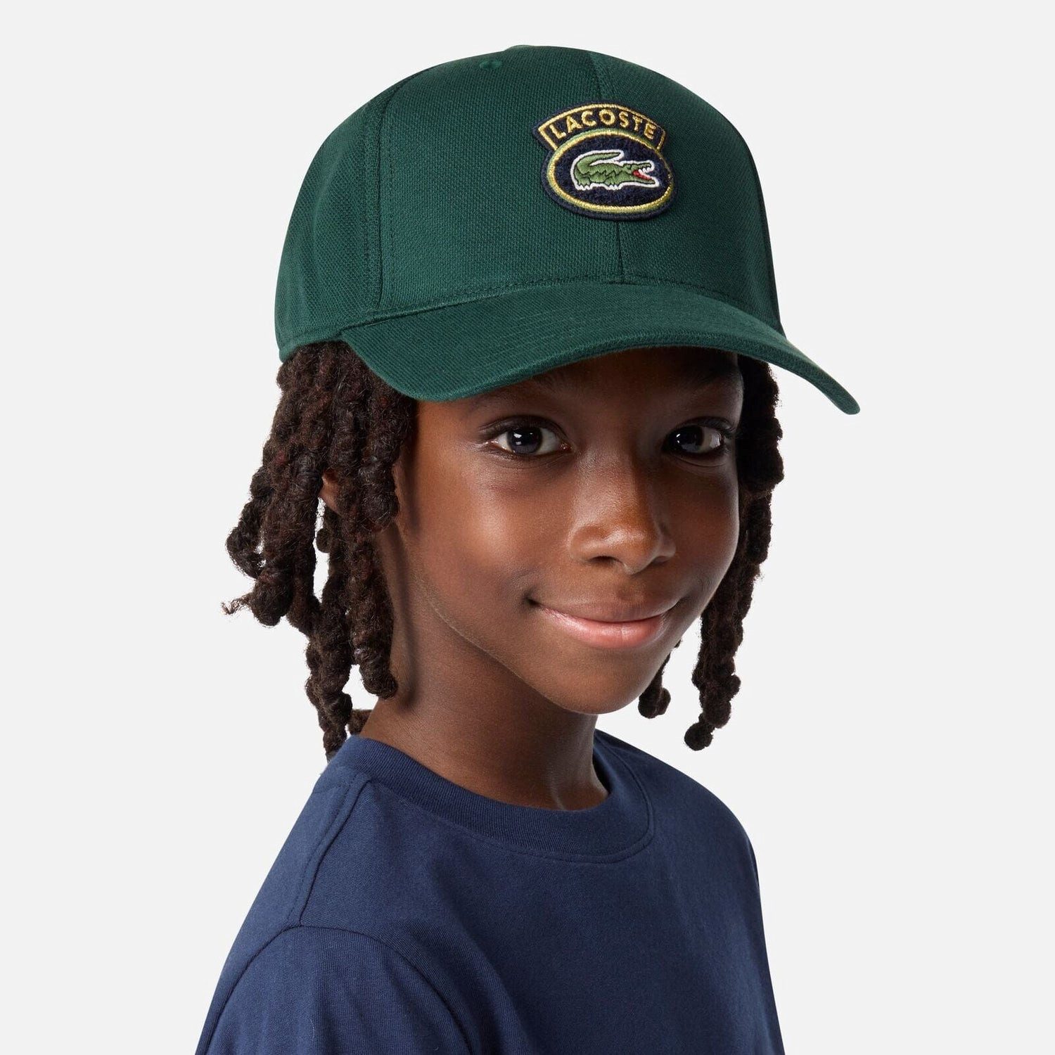 Lacoste Baseball Cap Lacoste Kinder Cap grün Sinople mit Krokodil-Badge