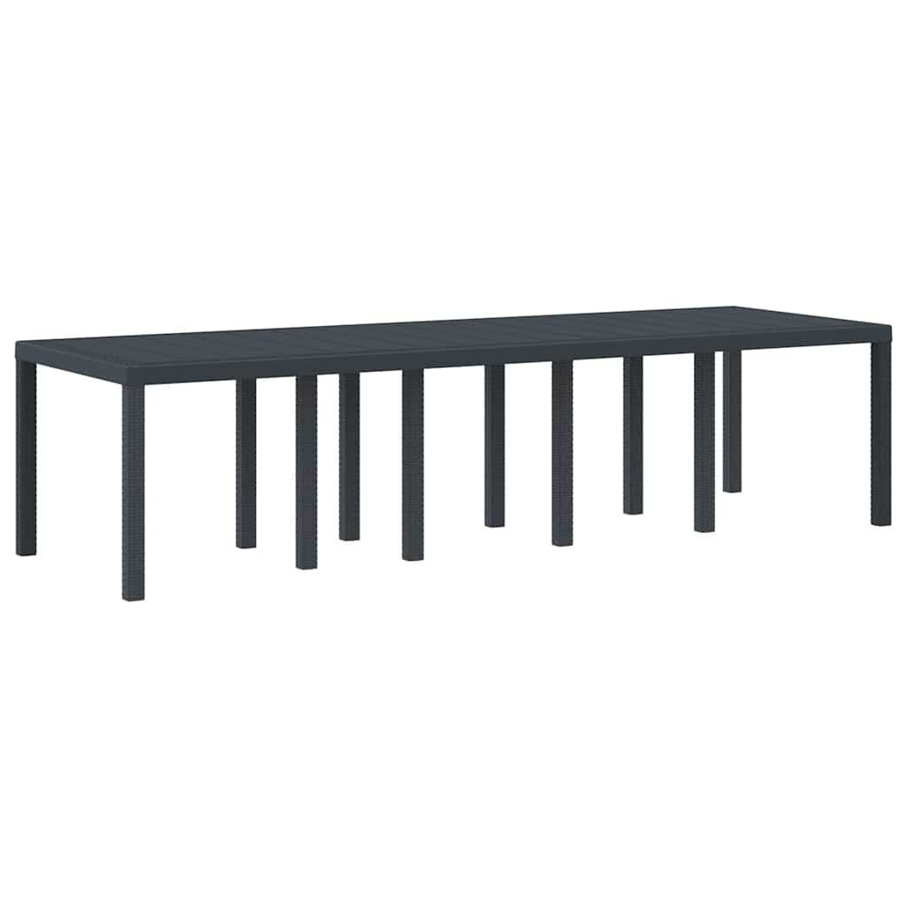 vidaXL Gartentisch Gartentisch Anthrazit 300 x günstig online kaufen