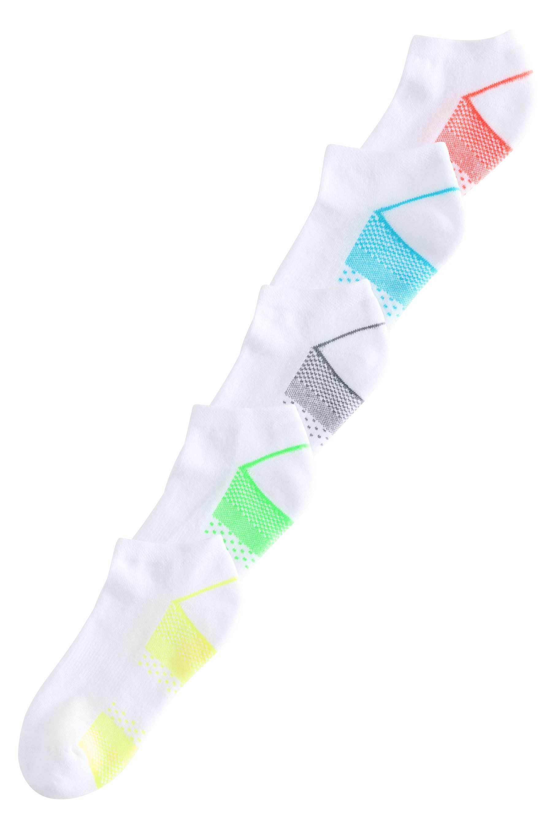 Sneakersocken Gepolsterte Sport-Sneakersocken, 5er-Pack