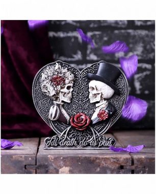 Horror-Shop Dekofigur Bis dass der Tod uns scheidet Gothic Skelett Spard