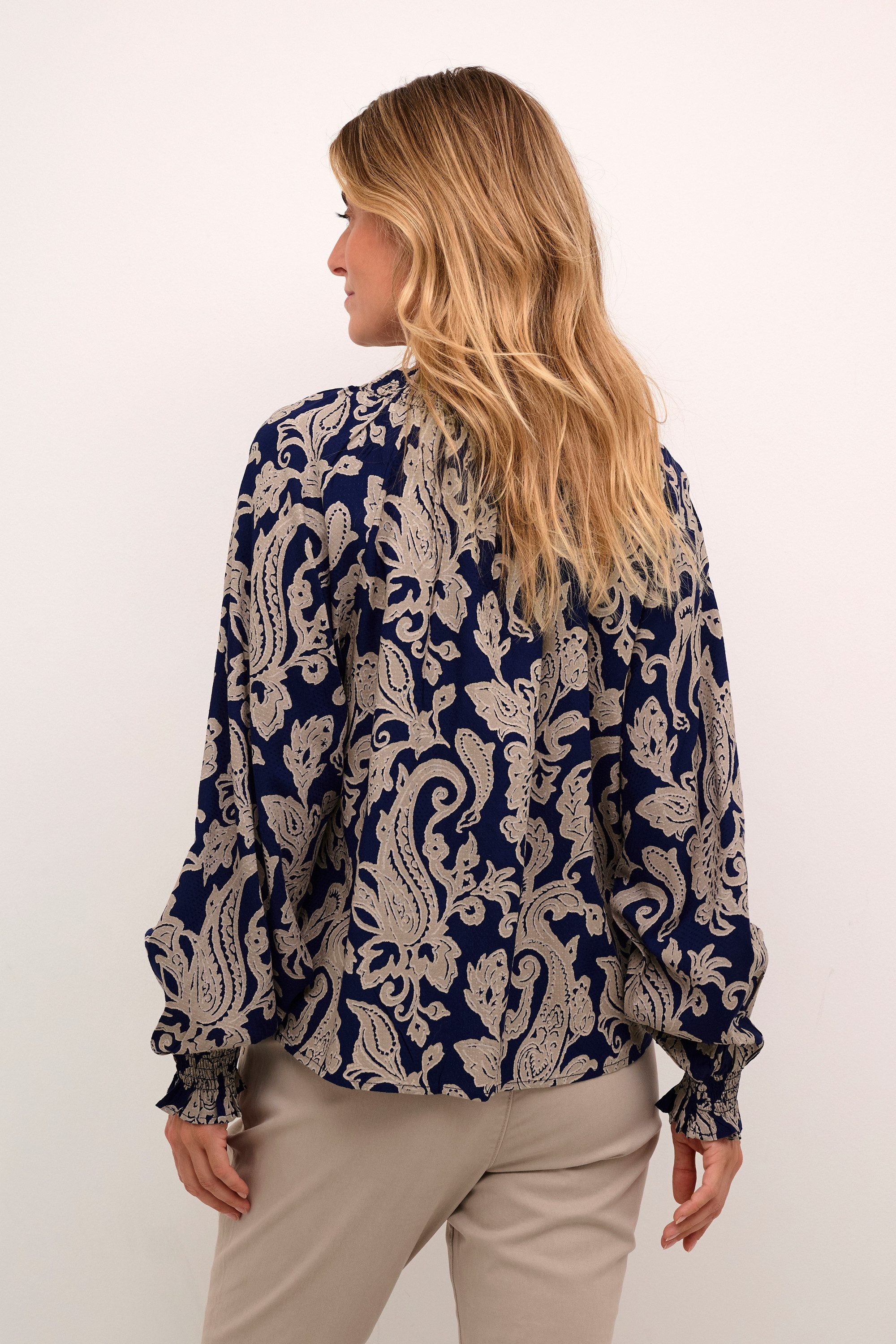 Langarmbluse Langarm-Bluse CRLucy