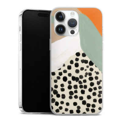 DeinDesign Handyhülle Boho Kunst Abstrakt Crazy Life Art 03 Boho, Apple iPhone 14 Pro Max Slim Case Silikon Hülle Ultra Dünn Schutzhülle