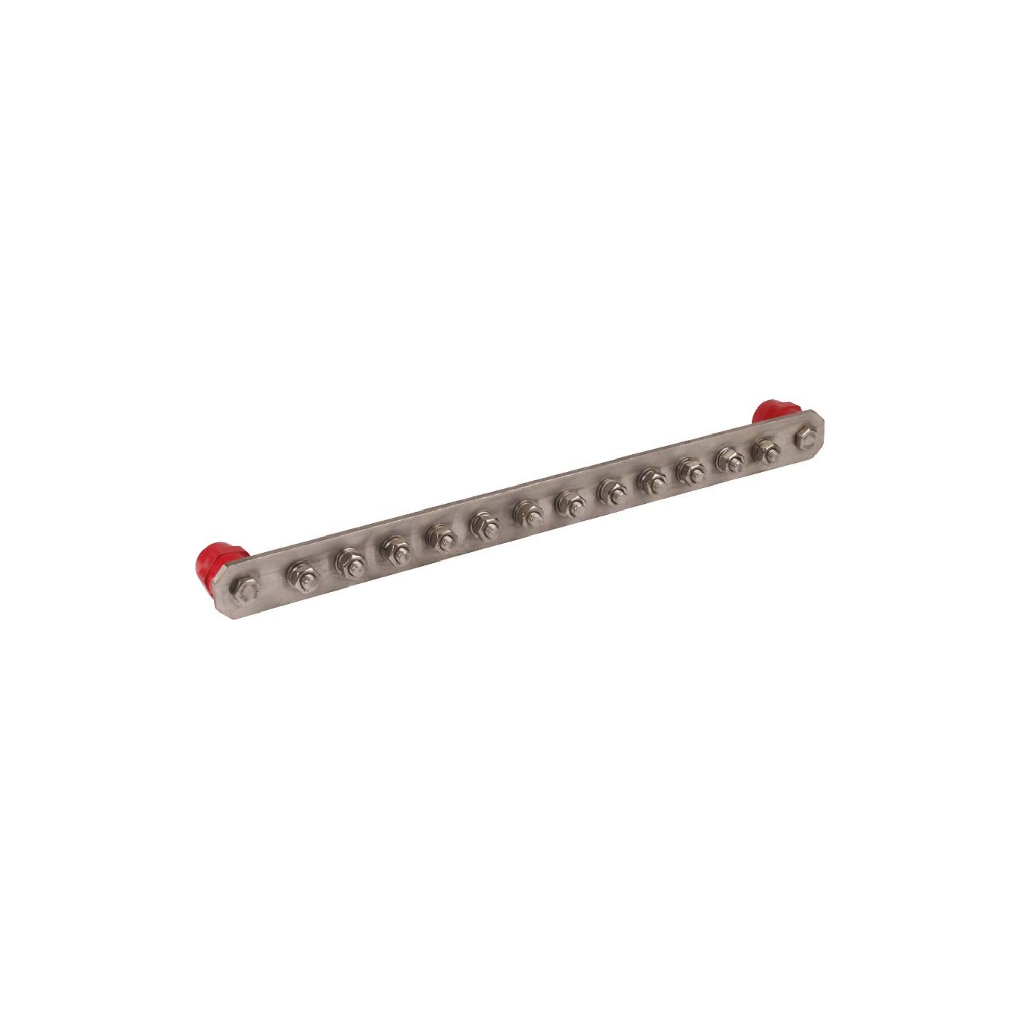 DEHN U-Schiene DEHN Potentialausgleichschiene o. Abdeckung NIRO PAS I 12AP M10 V2A