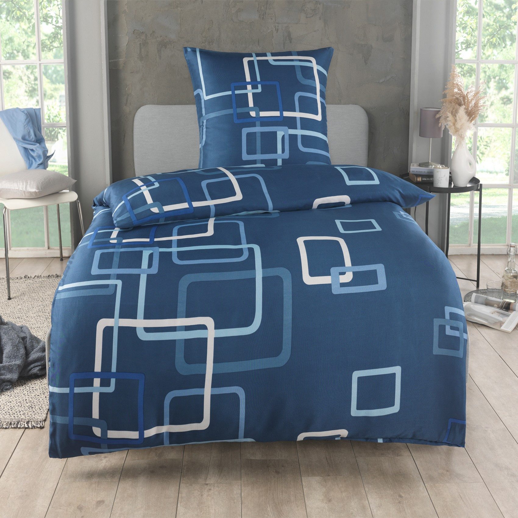 Kuscheli Bettwäsche 155x220 + 80x80 cm günstig online kaufen
