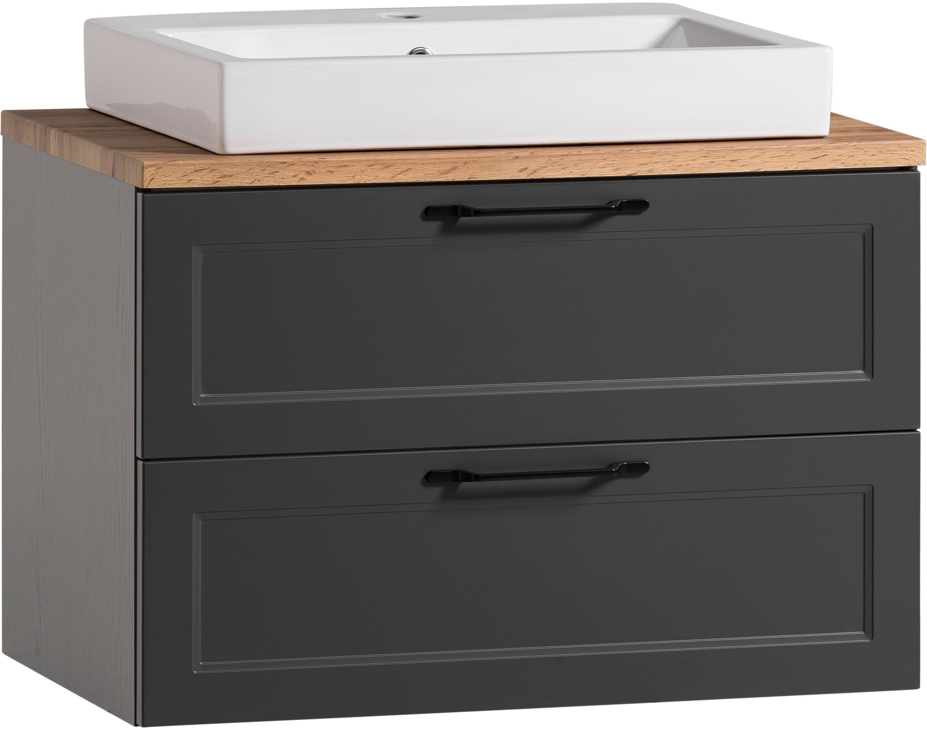 welltime Waschtisch "Lana" Badmöbel inkl. Waschbecken, 80 cm breit günstig online kaufen