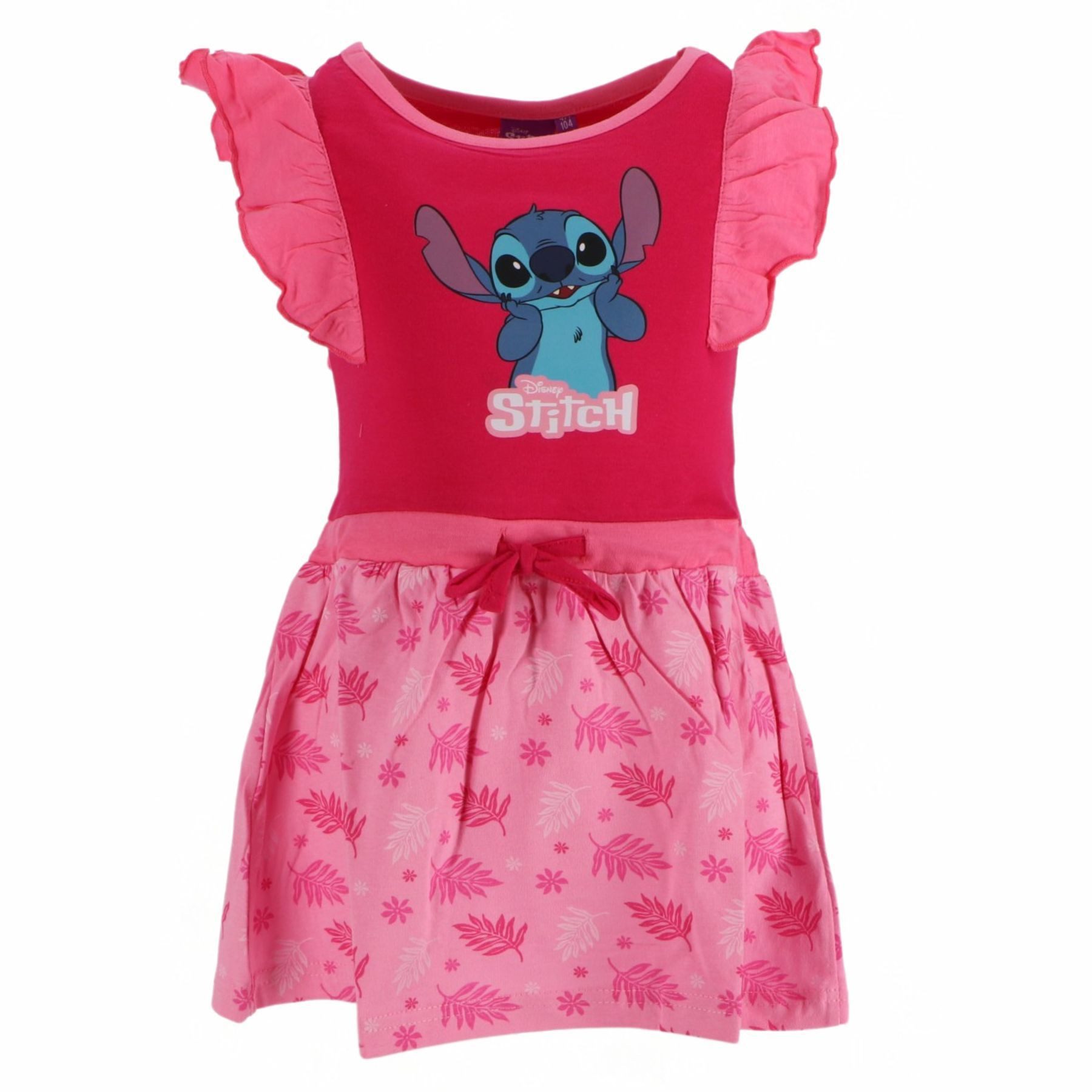 Lilo & Stitch Midikleid Kleid für Mädchen – Freizeitkleid & Sommerkleid aus Baumwolle