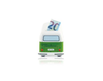 VW Collection by BRISA Spardose Volkswagen Sparschwein im T2 Bulli Bus Design, Sparbüchse aus hochwertiger Keramik