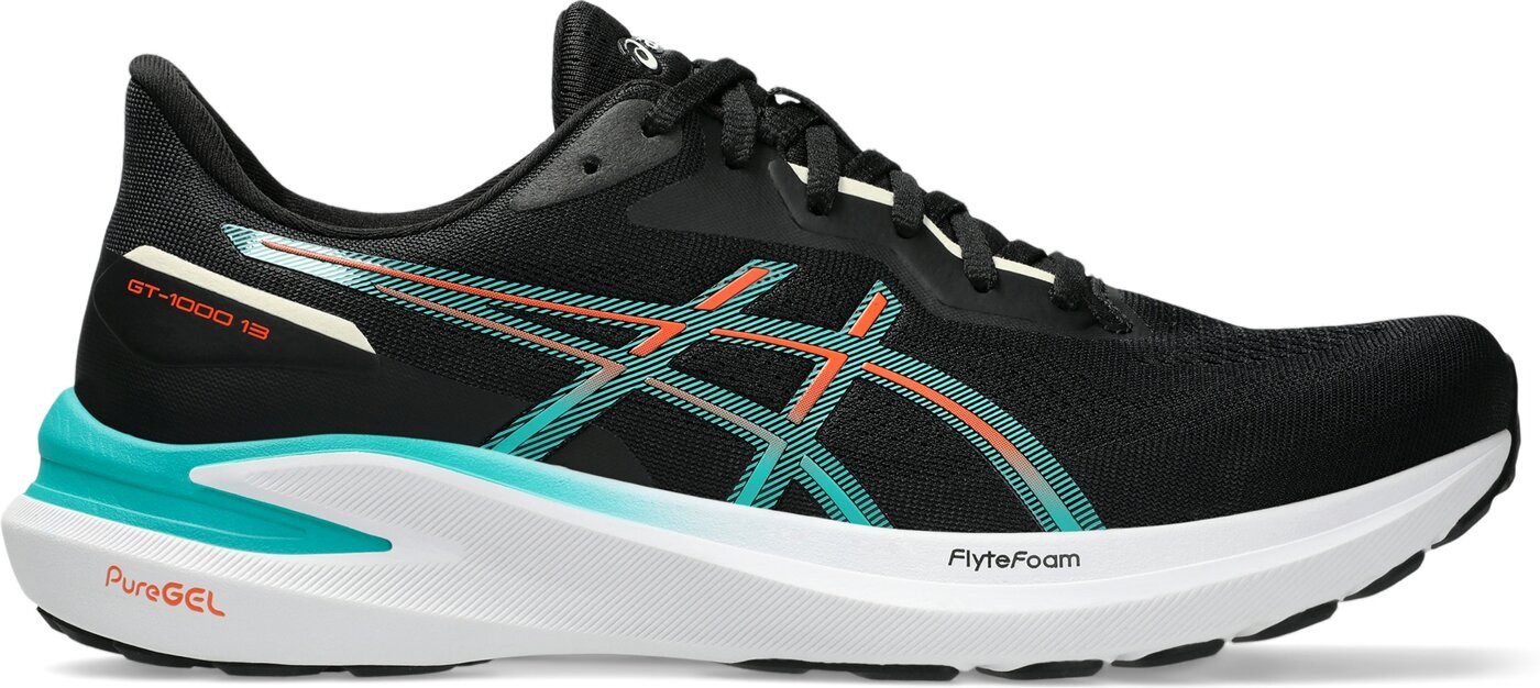 Asics GT-1000 13 BLACK/WAVE TEAL Laufschuh günstig online kaufen