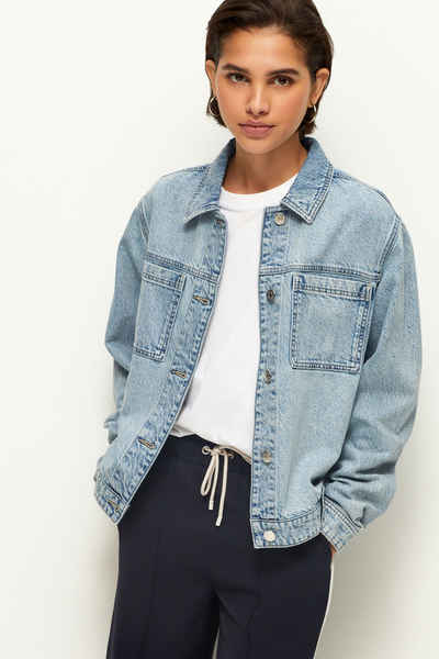 Next Jeansjacke Denim-Jacke mit aufgesetzter Tasche (1-St)