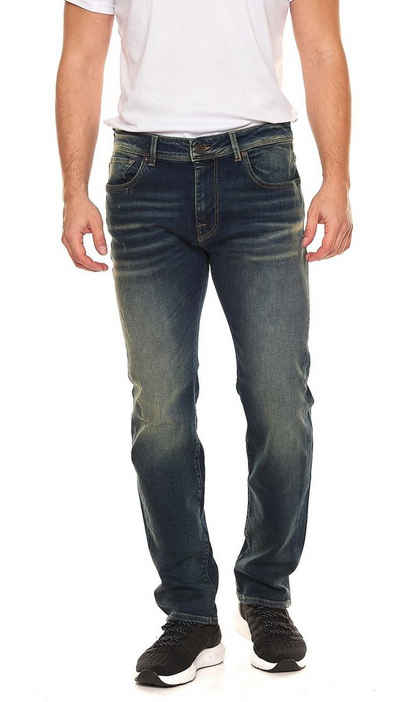 SELECTED HOMME Stoffhose SELECTED HOMME Herren Slim Fit-Jeans 16058824 Slim-Leon 6105 Denim-Hose Blau