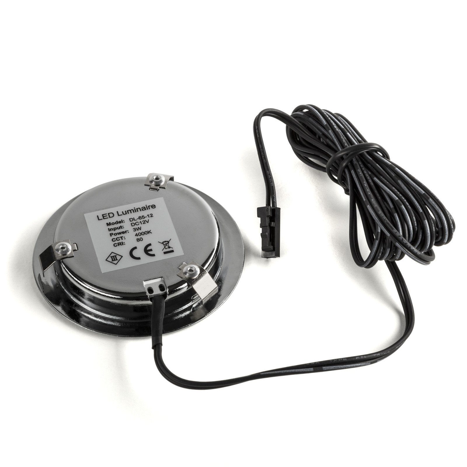 SO-TECH® LED Unterbauleuchte LED Möbeleinbauleuchte GIULIA 3W / 12V / warmweiß / neutralw, warmweiß / neutralweiß / kaltweiß miniAMP