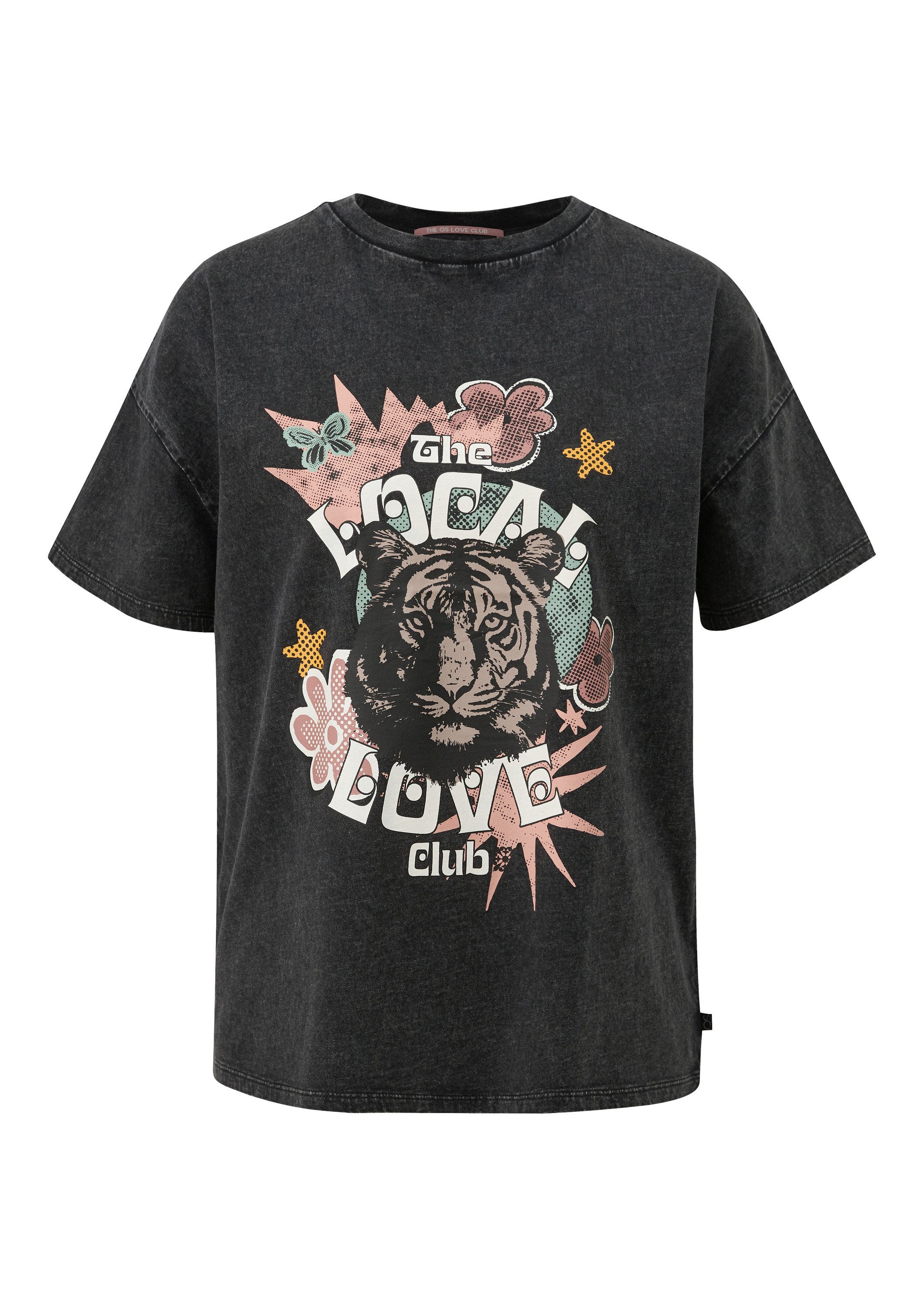 QS Kurzarmshirt T-Shirt (1-tlg) günstig online kaufen