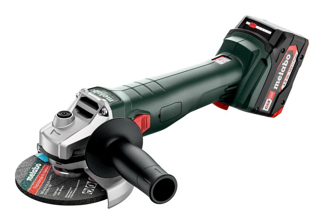 metabo Akku-Winkelschleifer W 18 L 9-125, 2 x 4 Ah Li-Ion in MetaBox | Winkelschleifer