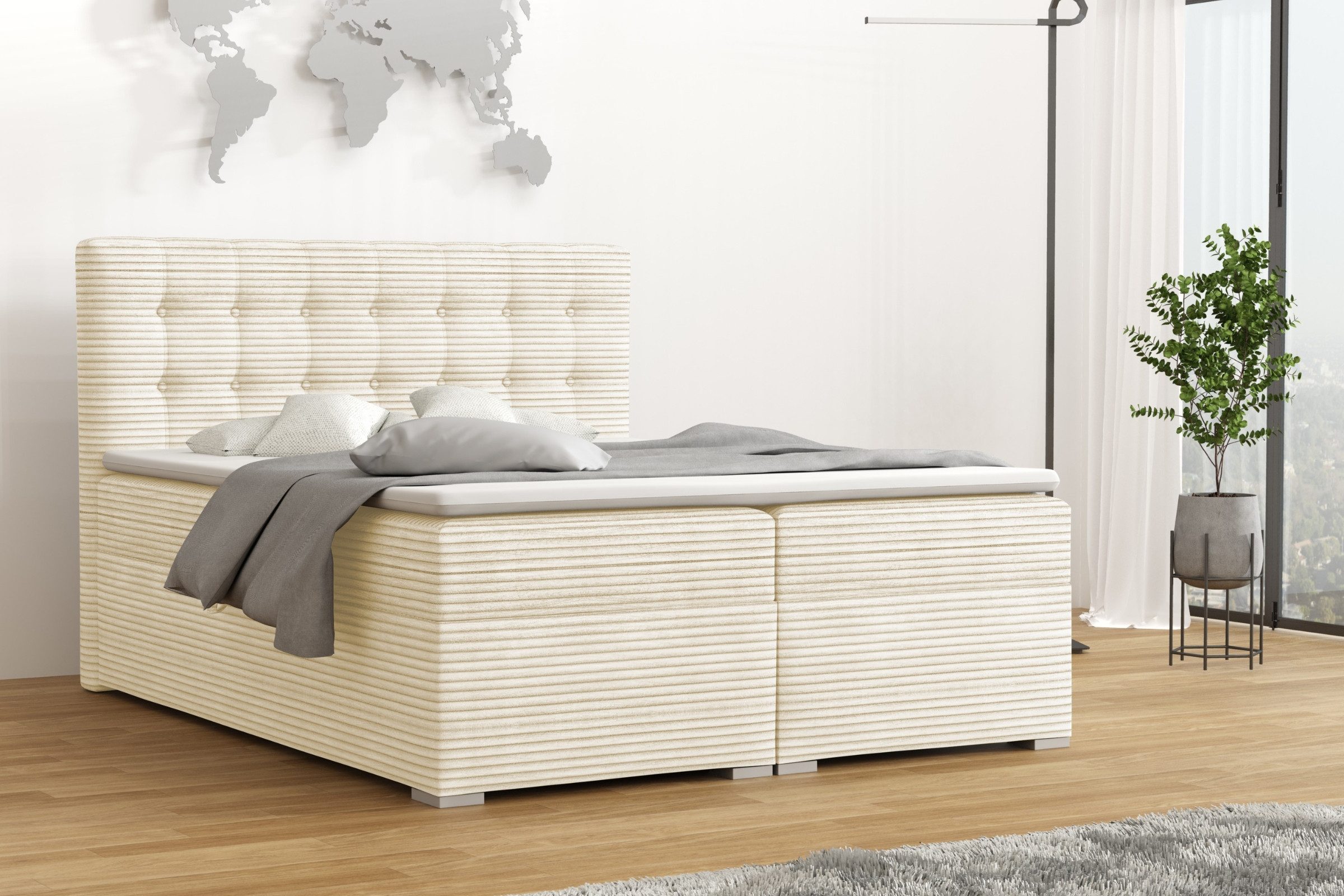 Deine Möbel 24 Boxspringbett CARLY Boxspring günstig online kaufen