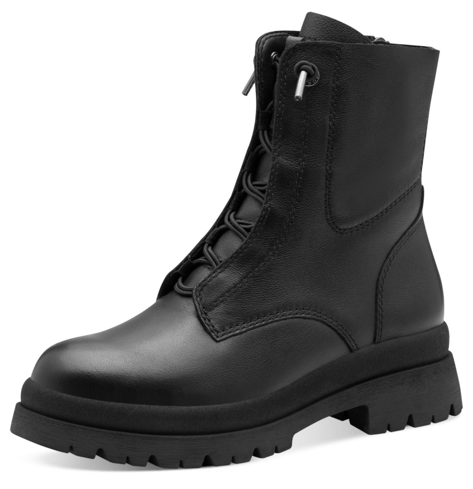 Tamaris 1-25253-45 003 Black Leather Stiefelette