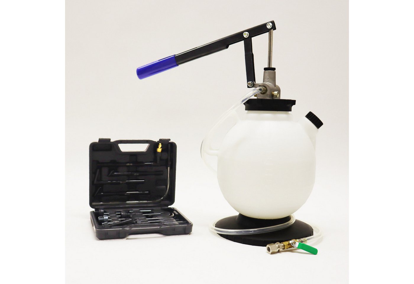 Bituxx Ölabsaugpumpe Bituxx Getriebeöl Einfüllgerät mit Handpumpe 7.5L (MS-19595), robuste Handpumpe
