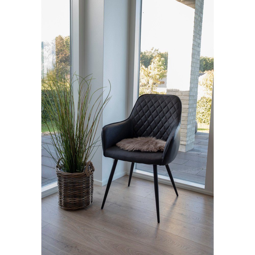 House Nordic schwarz mit aus Dining schwarzen Harbo Bücherregal PU, Esszimmerstuhl Chair B... –