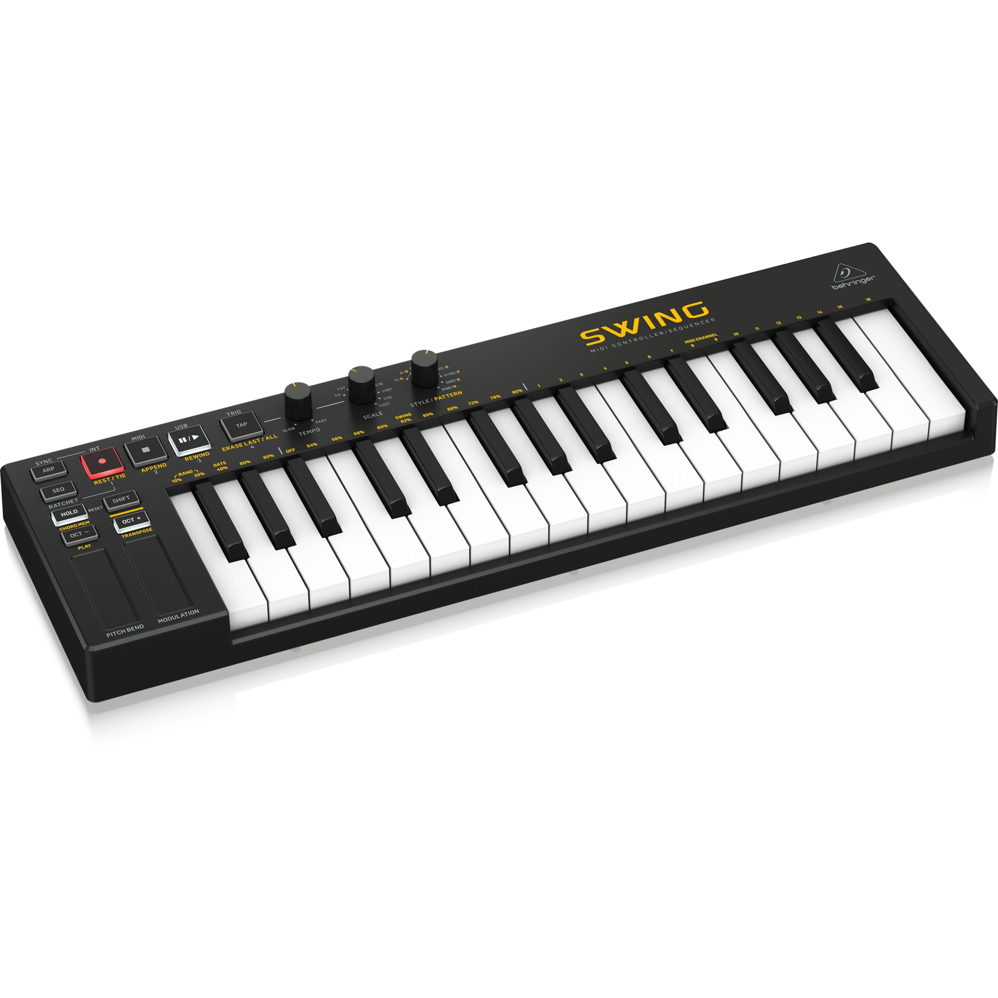 Behringer Masterkeyboard (Masterkeyboards, MIDI-Keyboard 25), Swing - Midi Keyboard