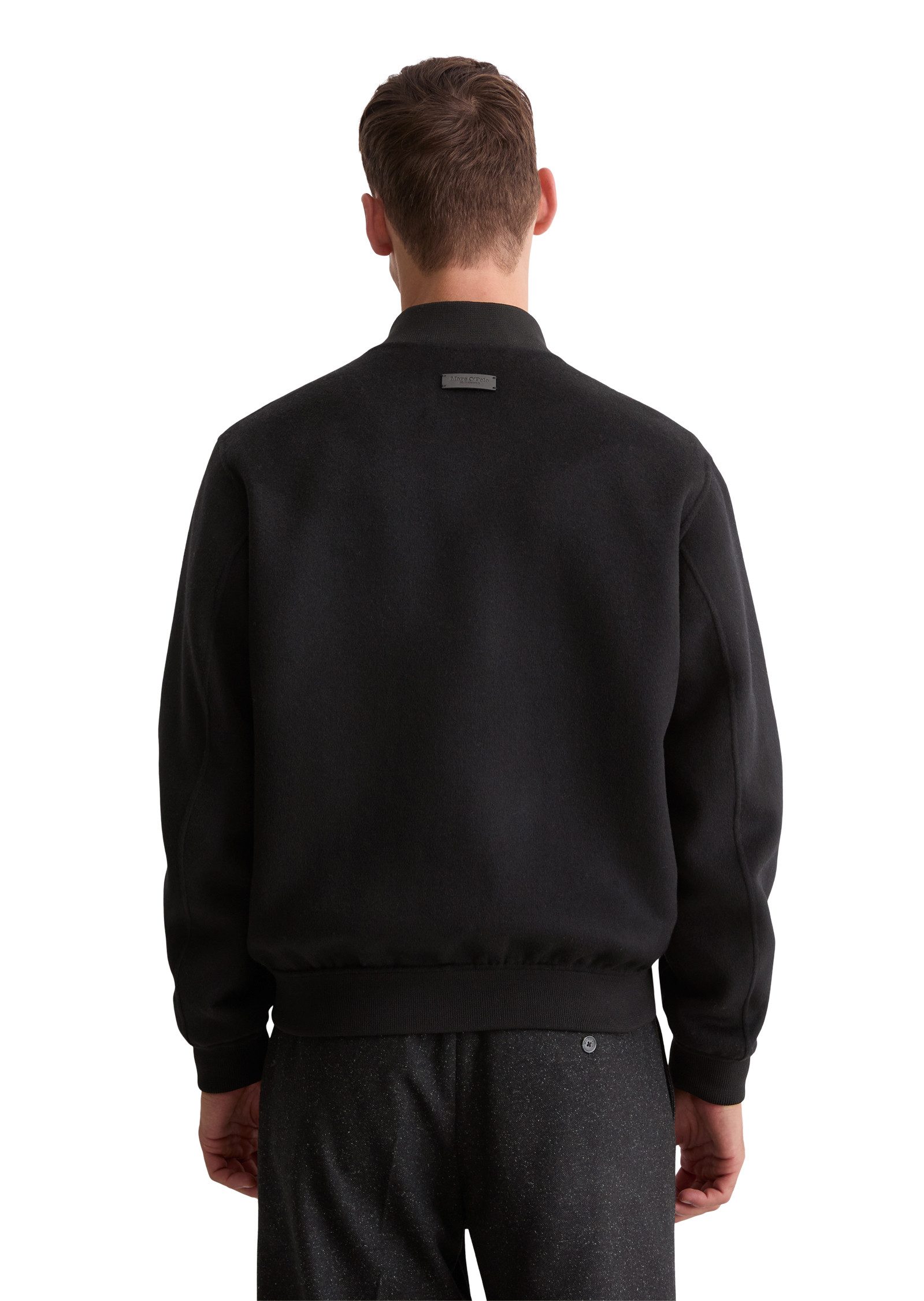 Marc O'Polo Blouson regular fit aus recyceltem Woll-Mix