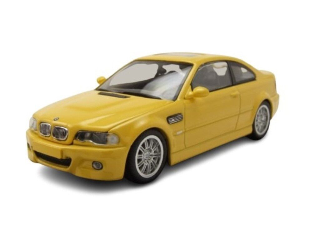 Modellauto BMW M3 E46 Coupe 2001 gelb