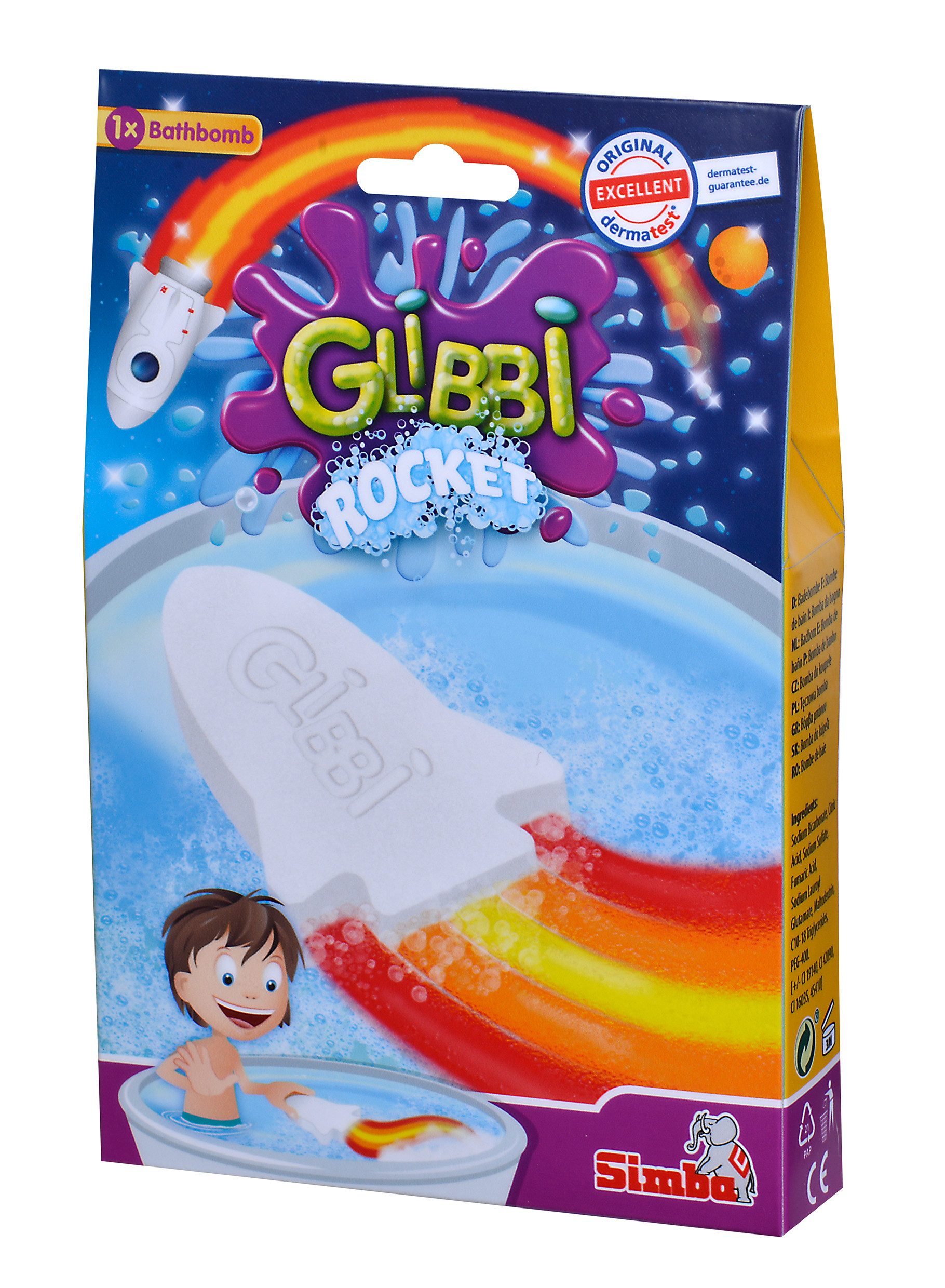 Simba Dickie Badekugel Glibbi Badebombe Rocket günstig online kaufen