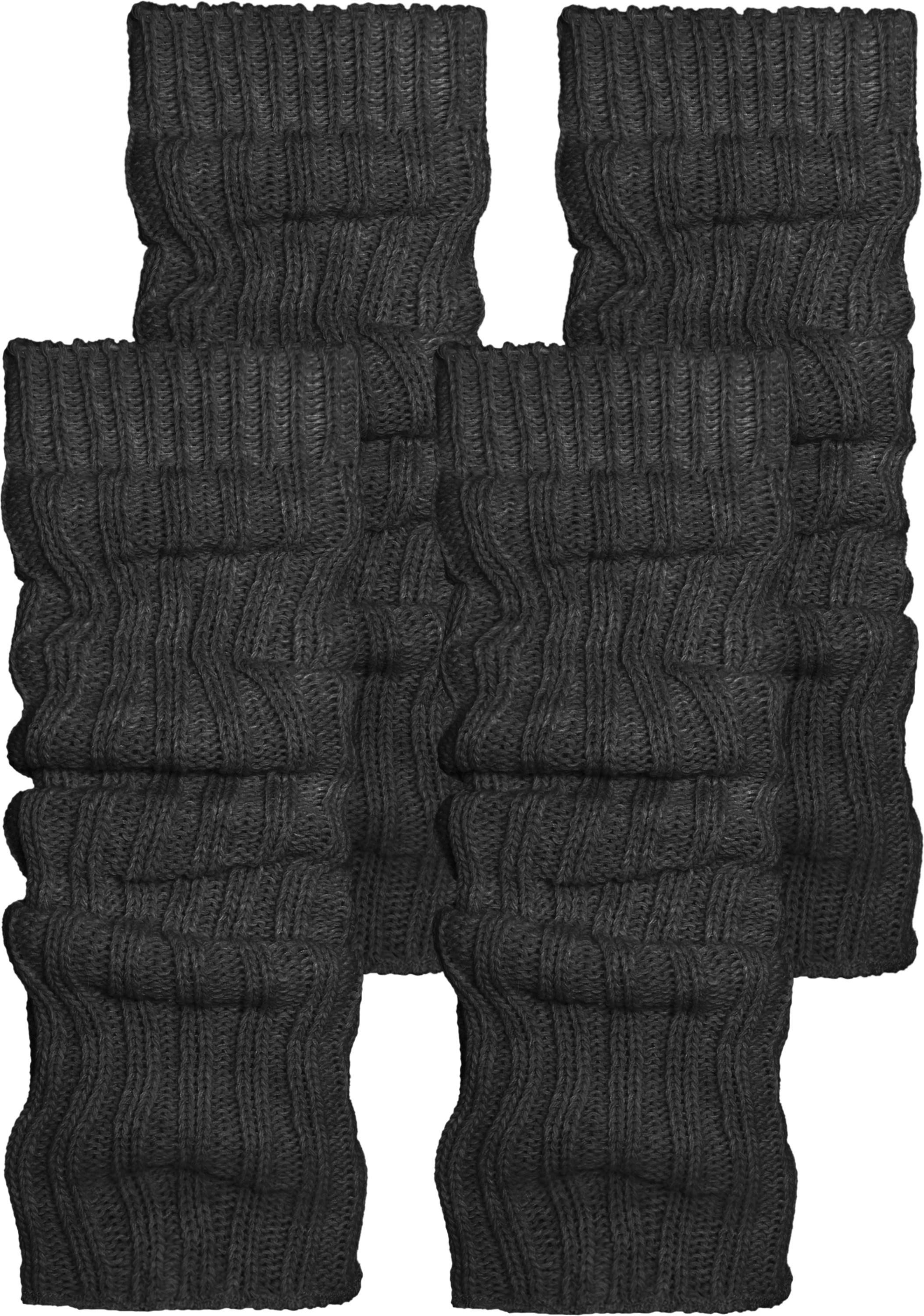normani Beinstulpen 2 Paar Strickstulpen mit wärmender Alpakawolle modische Strickstulpen