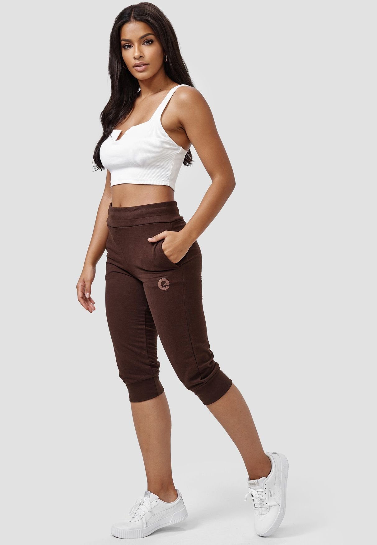 enflame Caprihose (1-tlg) 3711 in Braun