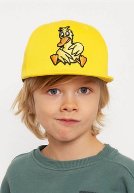 LOGOSHIRT Baseball Cap Maus - Ente sitzt mit detailreicher Stickerei
