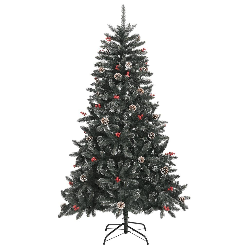vidaXL Künstlicher Weihnachtsbaum Künstlicher Weihnachtsbaum mit Ständer Grün 150 cm PVC
