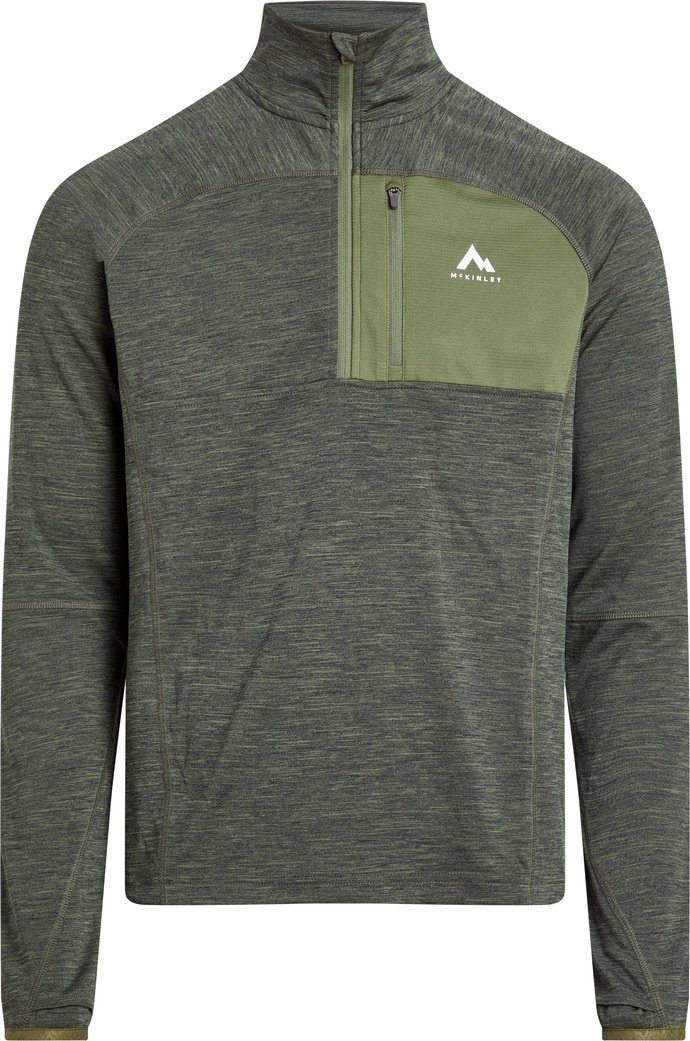 McKINLEY Rollkragenshirt Ux.-Langarmshirt Tampo ux MELANGE/OLIVE günstig online kaufen