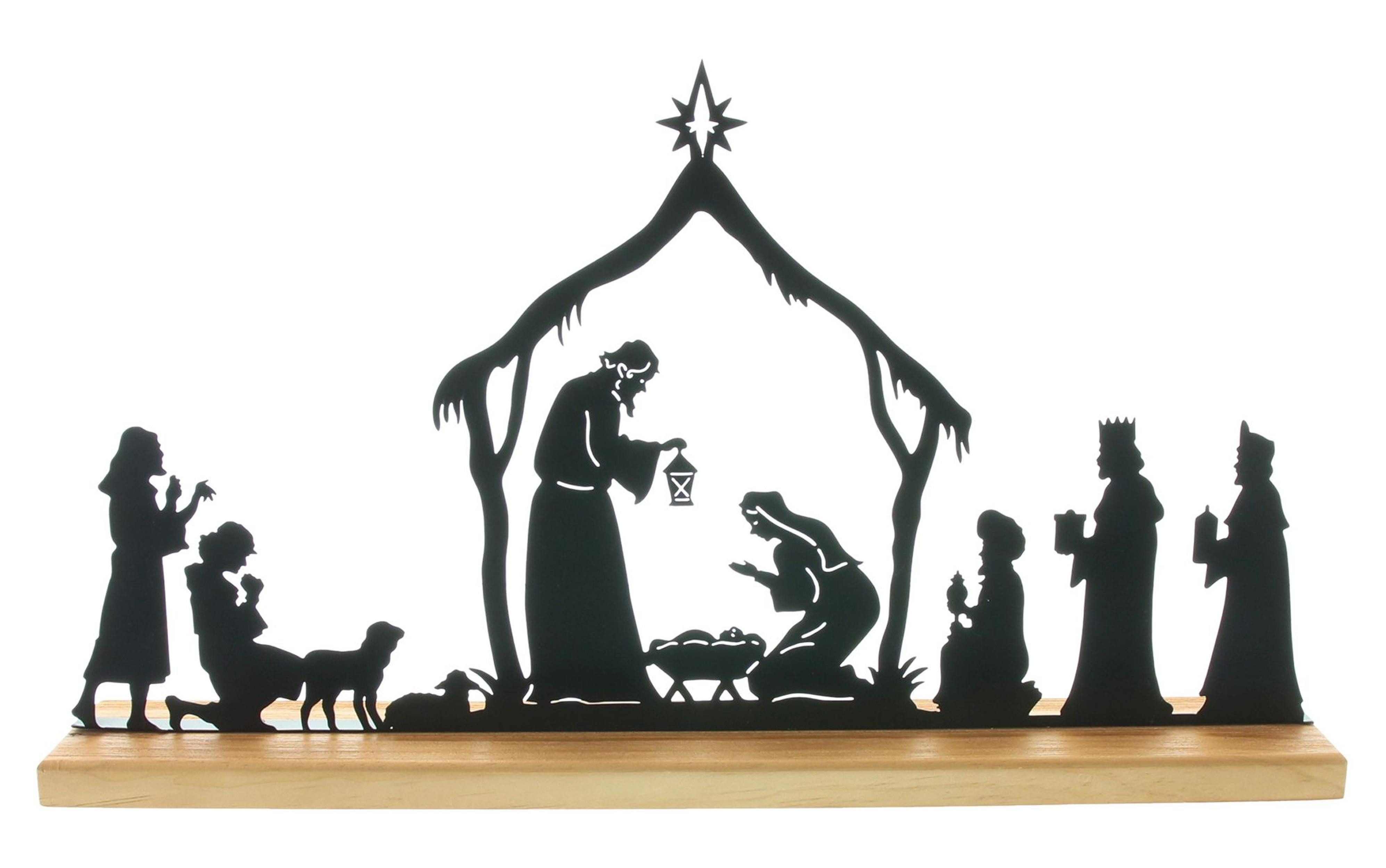 Weihnachtsfigur Weihnachtsdeko "Heiligabend"