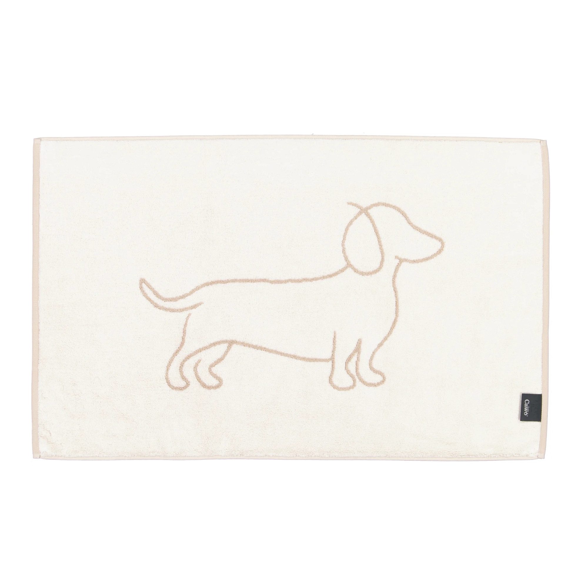 Cawö Badematte Cawö Badematte Duschvorleger We love Dogs 6248-33 Dackel Bei günstig online kaufen