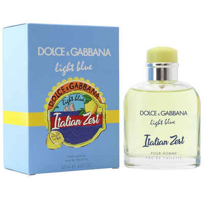 DOLCE & GABBANA Eau de Toilette »Dolce & Gabbana Light Blue Italian Zest Pour Homme Eau de Toilette Spray 125 ml«