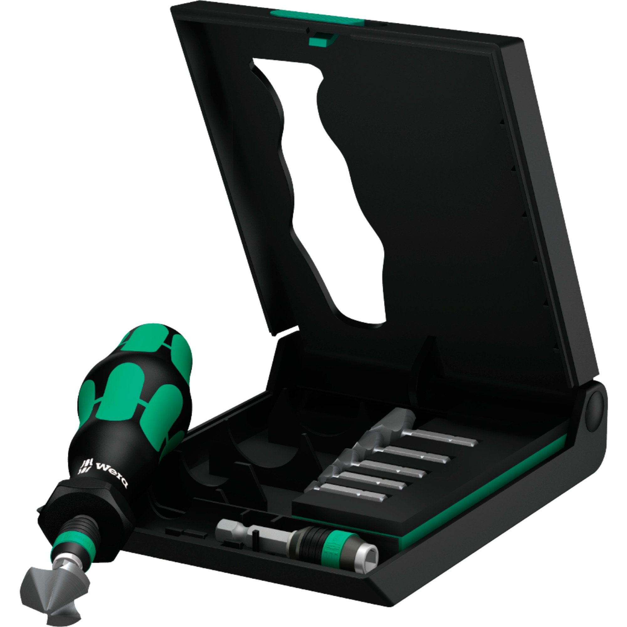 Bohrer- und Bitset Wera Kegelsenker Bit-Satz 846/8, 1/4", (8-teilig)